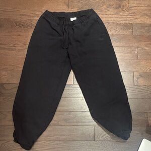 TNA Essential Black Sweatpants low rise